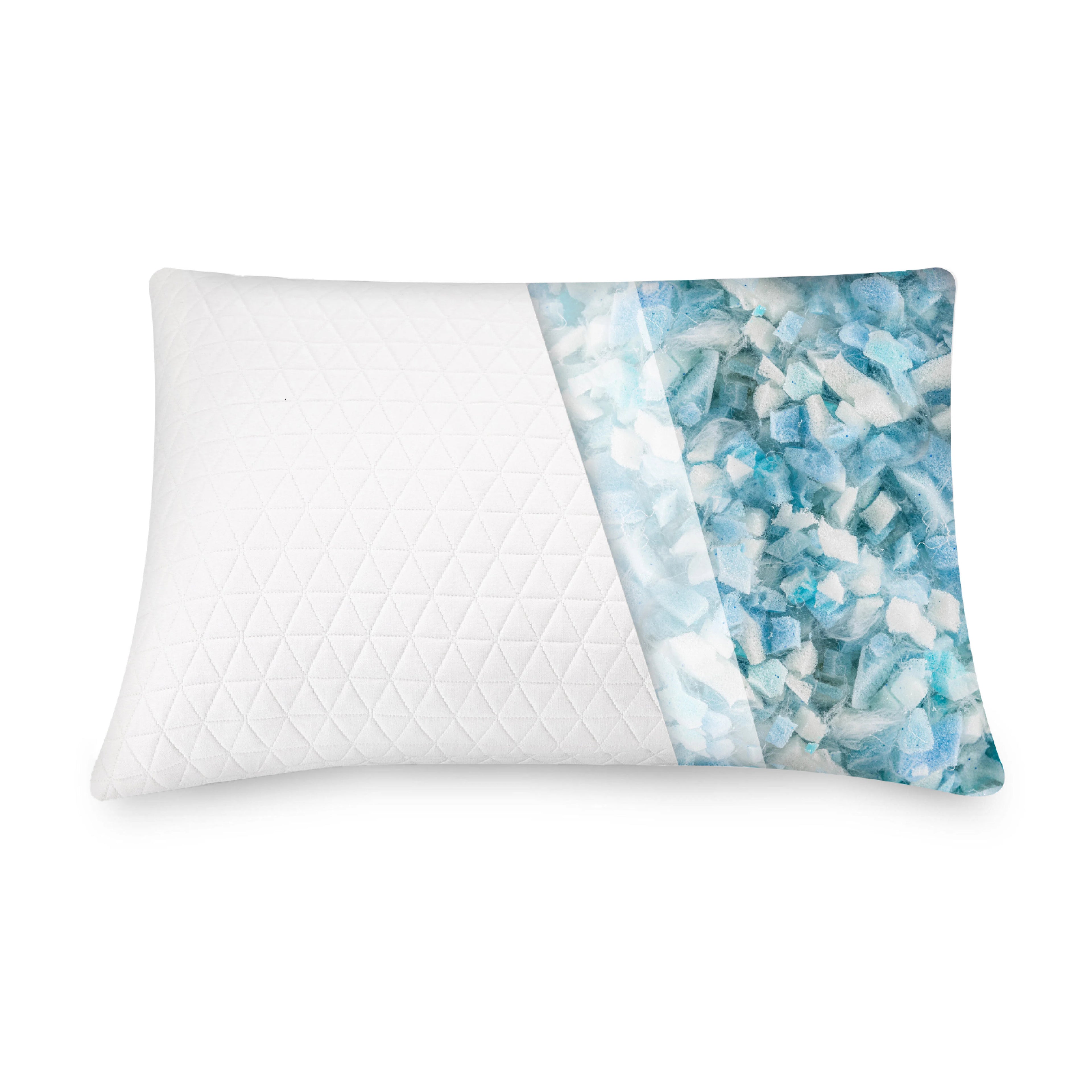 EGO HOME Memory Foam Kopfkissen 40x80 cm mit zerkleinertem Memory-Schaum - Atmungsaktiv Ergonomisches Nackenstützkissen für Seitenschläfer, Rückenschläfer & Bauchschläfer - ÖKO-TEX - Waschbarer Bezug