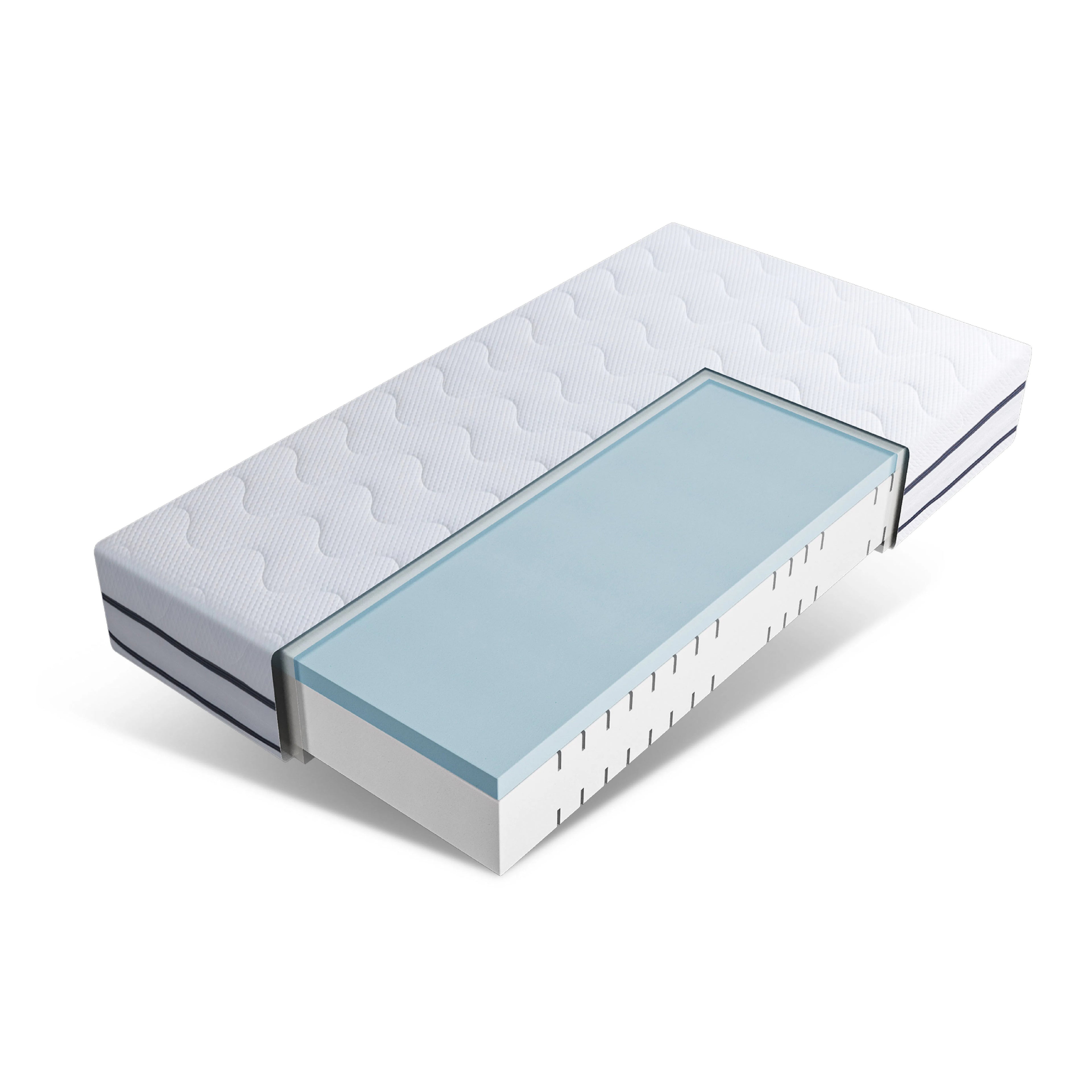 EGO HOME Matratze  Härtegrade H2 und H3, 18cm Höhe Wendbare Matratze 2 in 1 Kaltschaummatratze aus Gel Memory Foam, Schaumstoffmatratze 7-Zonen Ergonomisch und Atmungsaktiv, Öko-Tex Zertifiziert