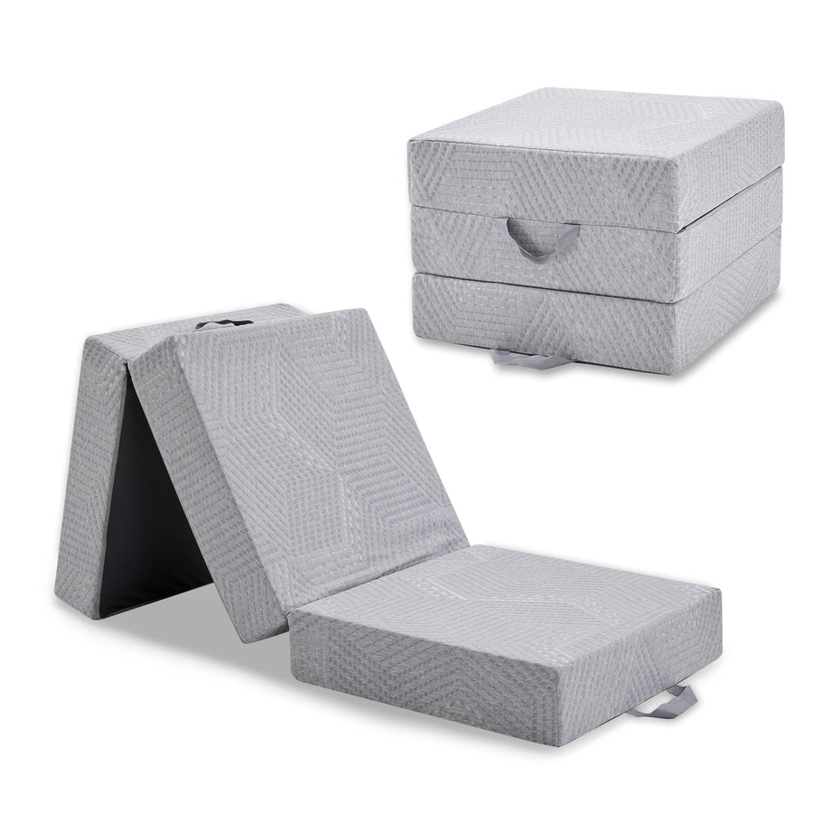 EGOHOME Klappmatratze H3 mit Gel-Viscoschaum, 10cm Höhe