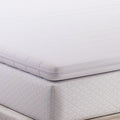 EGO HOME Matratzen Topper 8cm, Höhe Matratzentopper Härtegrade H2 mit 7-Zonen Spiral-Dorn Kaltschaumkern, Öko-TEX Zertifiziert, Matratzenauflage für Boxspringbett Schlafsofa