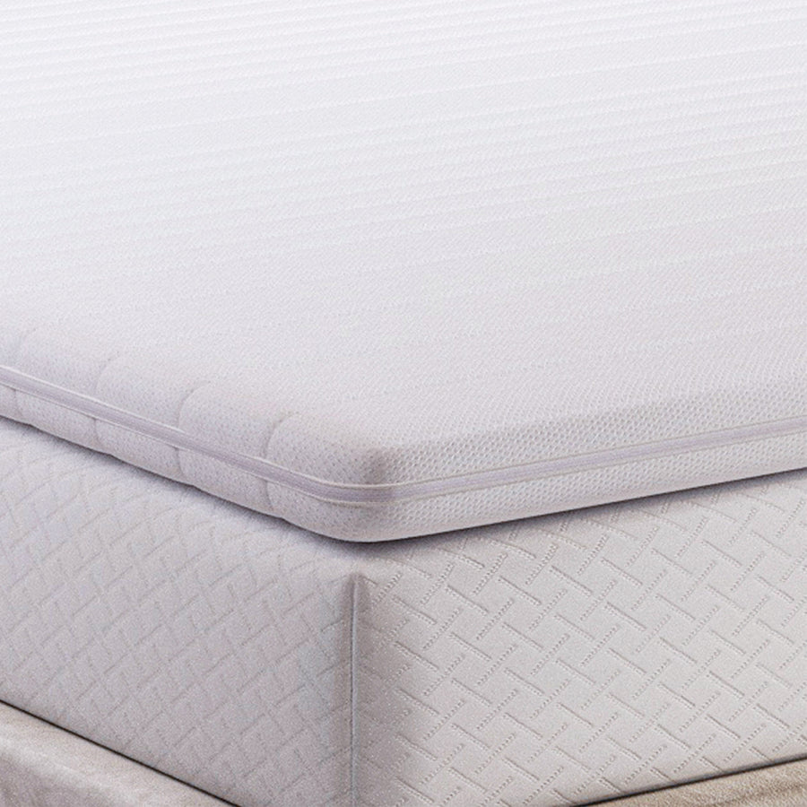 EGOHOME Matratzentopper 8cm Höhe, Härtegrade H2 mit 7-Zonen Spiral-Dorn Schaumkern