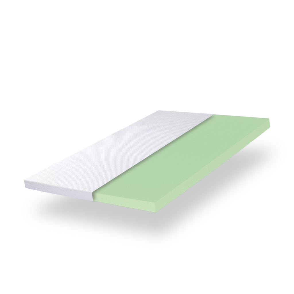 EGO HOME Matratzentopper 9cm Höhe Matratzen Topper Härtegrad H3 mit Schaumstoff, Öko-TEX und CertiPUR Zertifiziert, 80x200cm Matratzenauflage für Boxspringbett Schlafsofa
