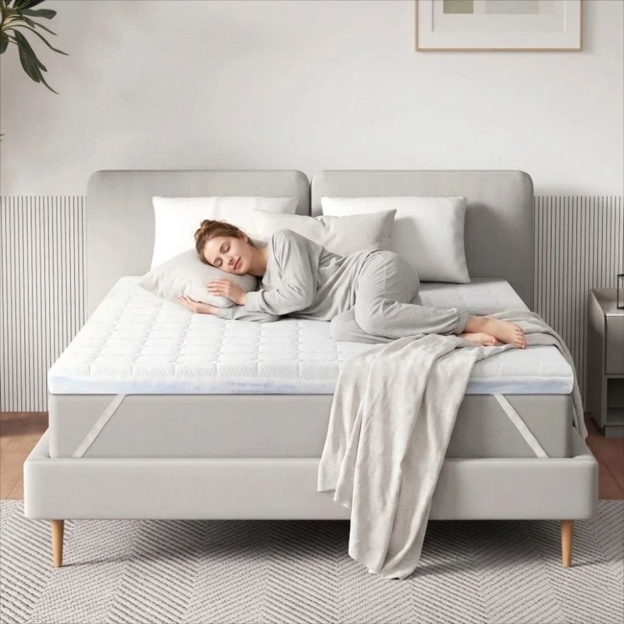 EGOHOME Matratzentopper 7cm Höhe | 7 Zonen ergonomisch